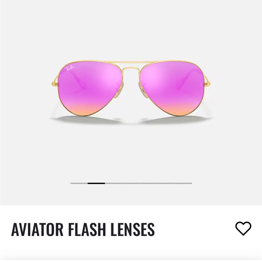 Ray-Ban Aviator Flash Lenses Sunglasses